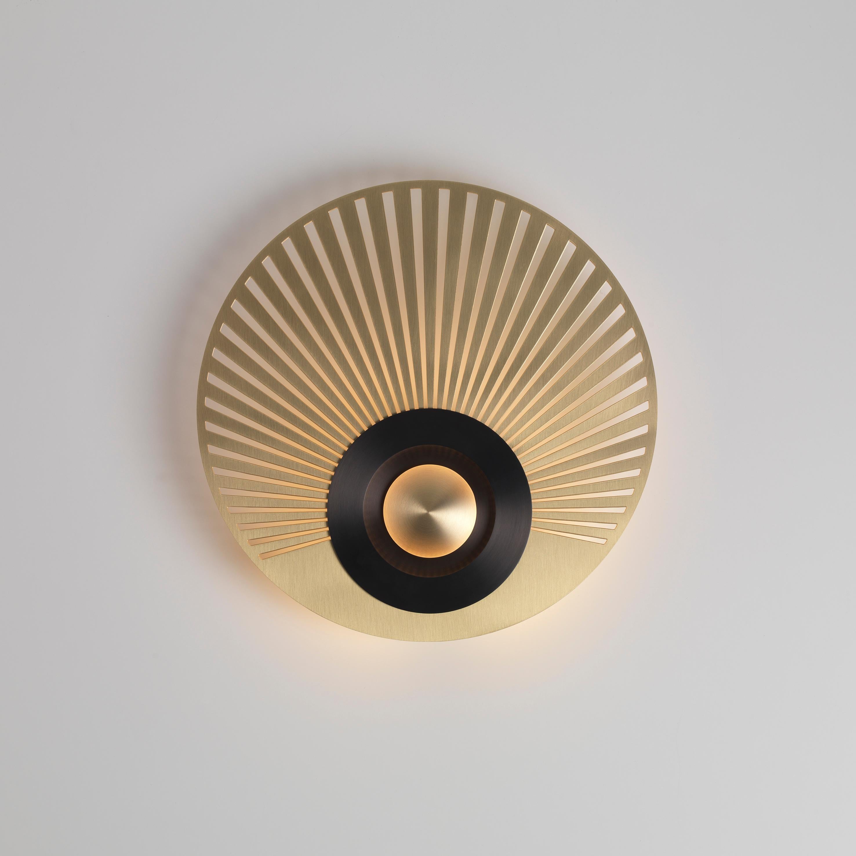 Brass Earth Radian Wall Light by Emilie Cathelineau For Sale