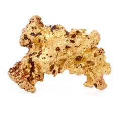 Earth Rare Pure Natural Gold Large Nugget 82.129 Grams