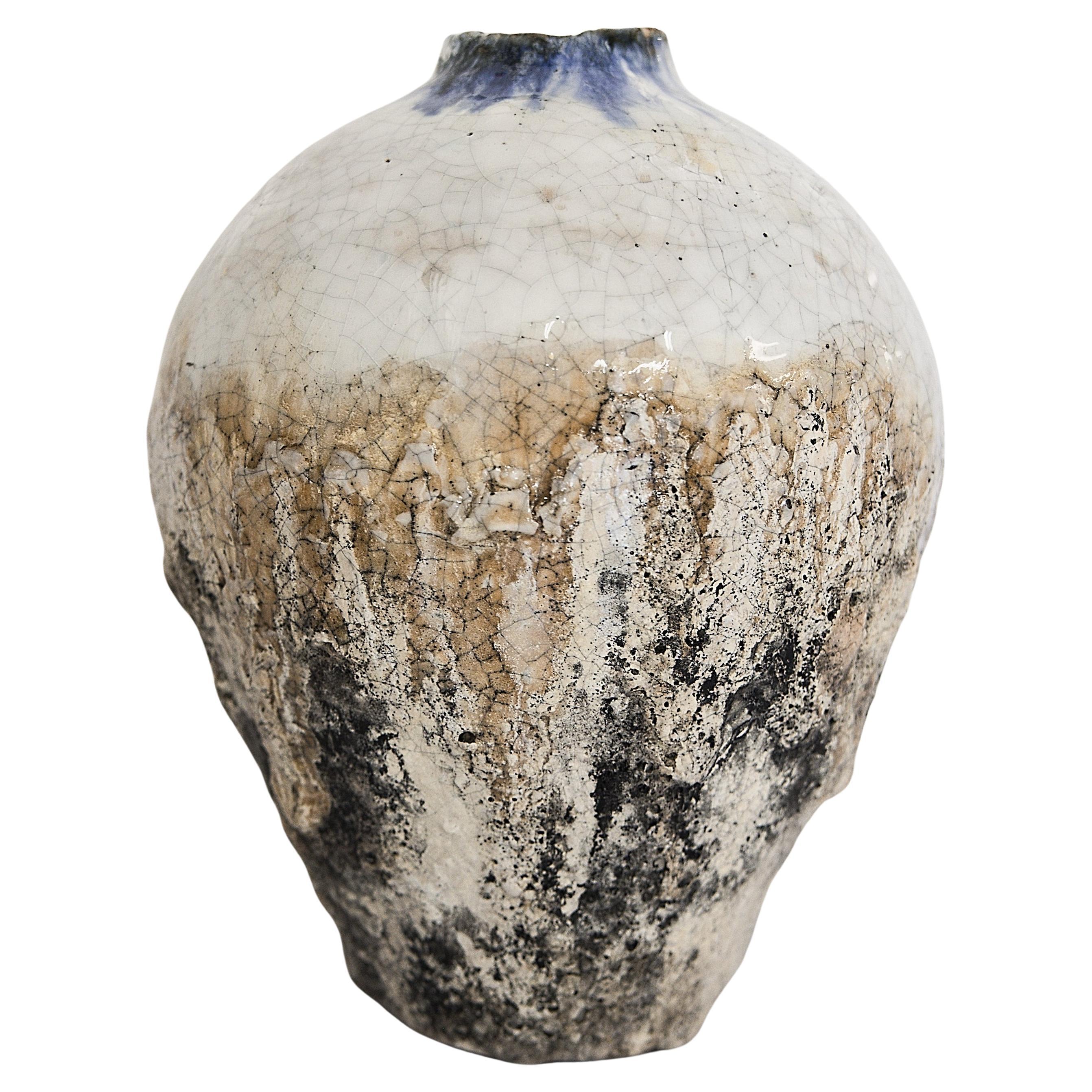 Earth  Series Crackle Ginger Jars Vase I