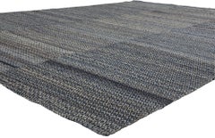 Erdfarbener Japandi-Kelim-Teppich aus Japandi, Coastal Serenity Meets Simplistic Hygge