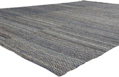 Erdfarbener Japandi-Kelim-Teppich aus Japandi, Coastal Serenity Meets Simplistic Hygge