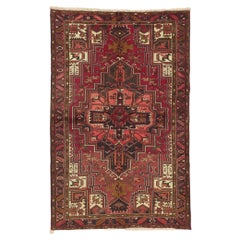 Tonfarbener persischer Heriz-Teppich im modernen Stil
