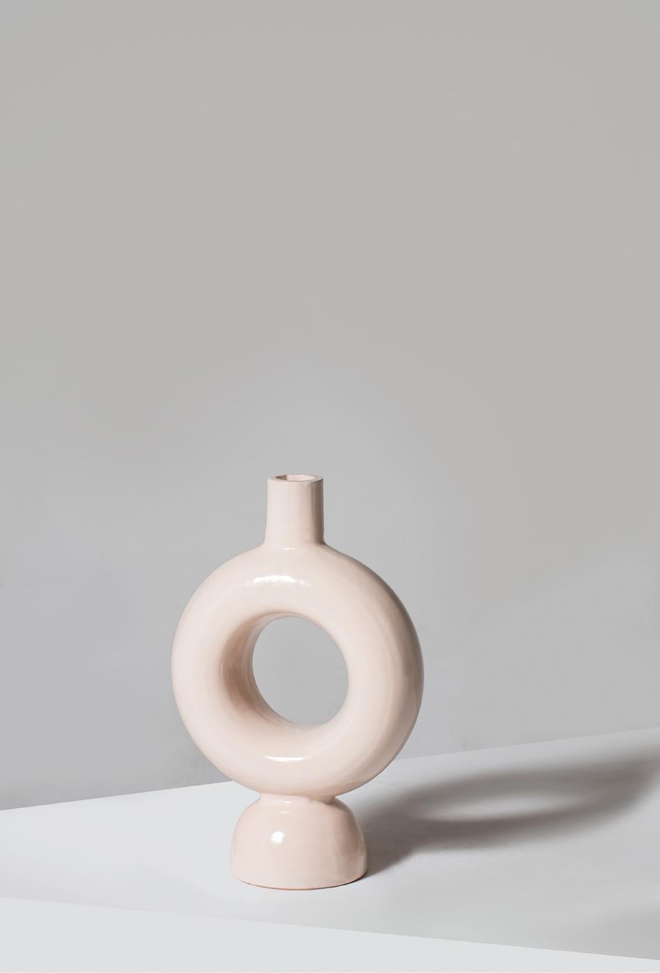 Glazed Earth-Toned Abba Collection of Ceramic Vases Celebrates Ancient Water Urns For Sale