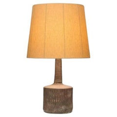 Lampe de table en céramique de couleur terre par Mobach, Pays-Bas, années 1960