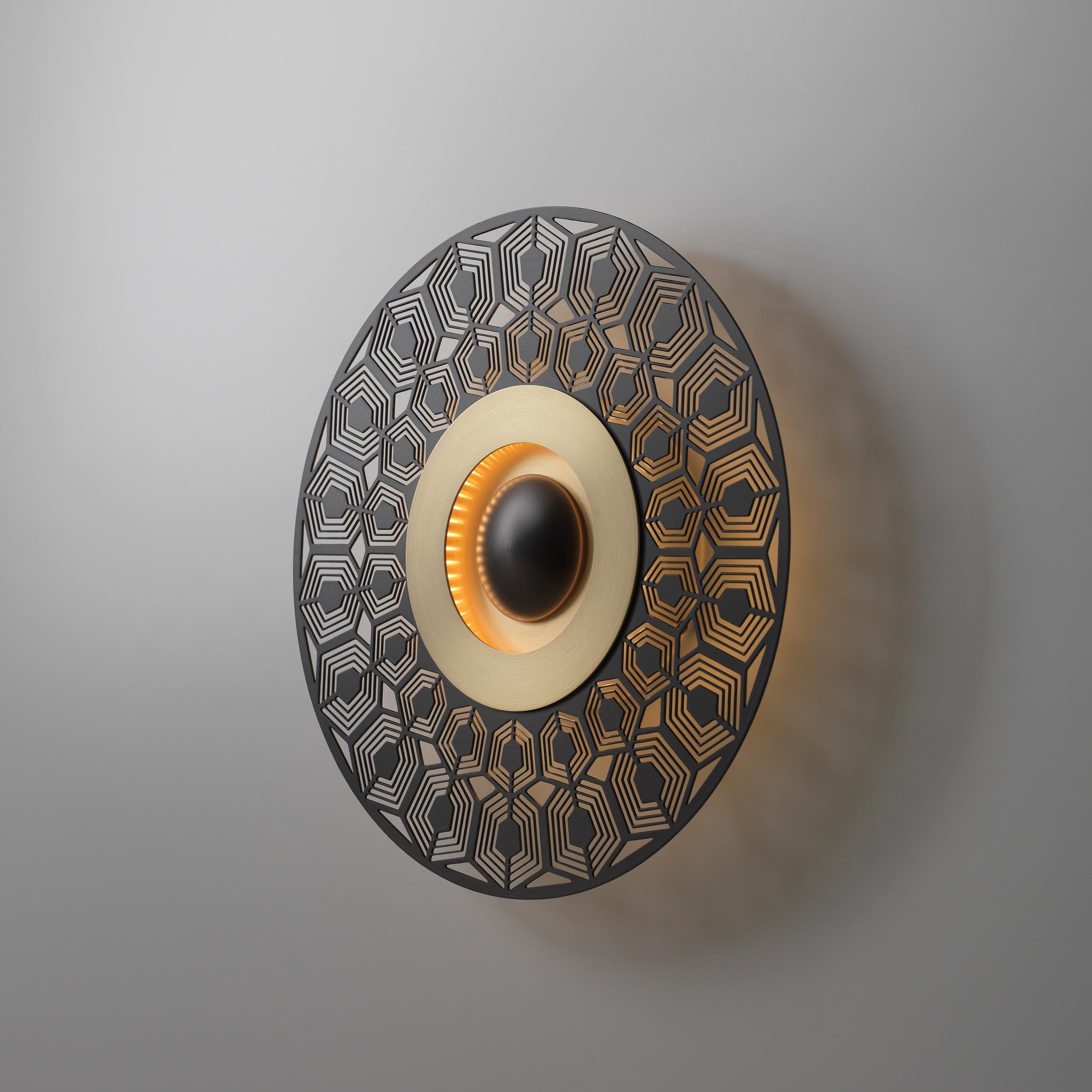 Post-Modern Earth Turtle Wall Light by Emilie Cathelineau