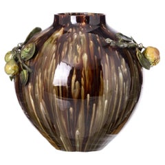 Earthenware - Caldas da Rainha earthenware pot - 19th century