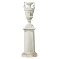 Earthenware - Columned earthenware carving from Torrinha - 19th century