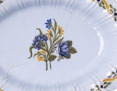 Earthenware - Cut lavender in Miragaia earthenware - 18th century