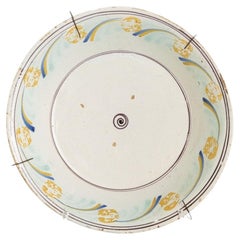 Earthenware - Deep earthenware plate, Ratinho brand - 19th century