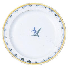 Earthenware - Earthenware plate - 19th century