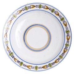 Earthenware - Earthenware plate from Estremoz - 19th century