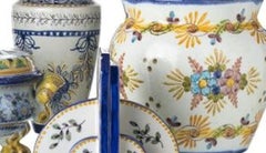 Earthenware - Four pieces of Sant'Anna earthenware