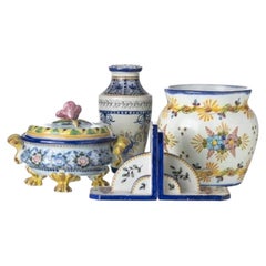 Earthenware - Four pieces of Sant'Anna earthenware