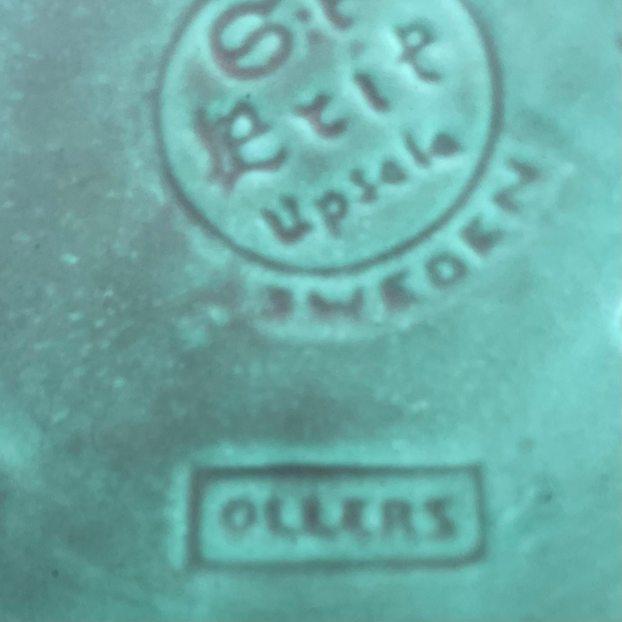 Poterie Coupe à fruits en faïence par Edvin Ollers pour S&T Eriks, années 1920 - Swedish Grace en vente