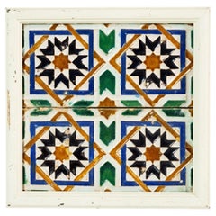 Earthenware - Hippano-Arabic square - 18th century