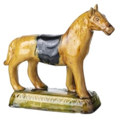 Earthenware - 'Horse' toothpick holder - 19th century