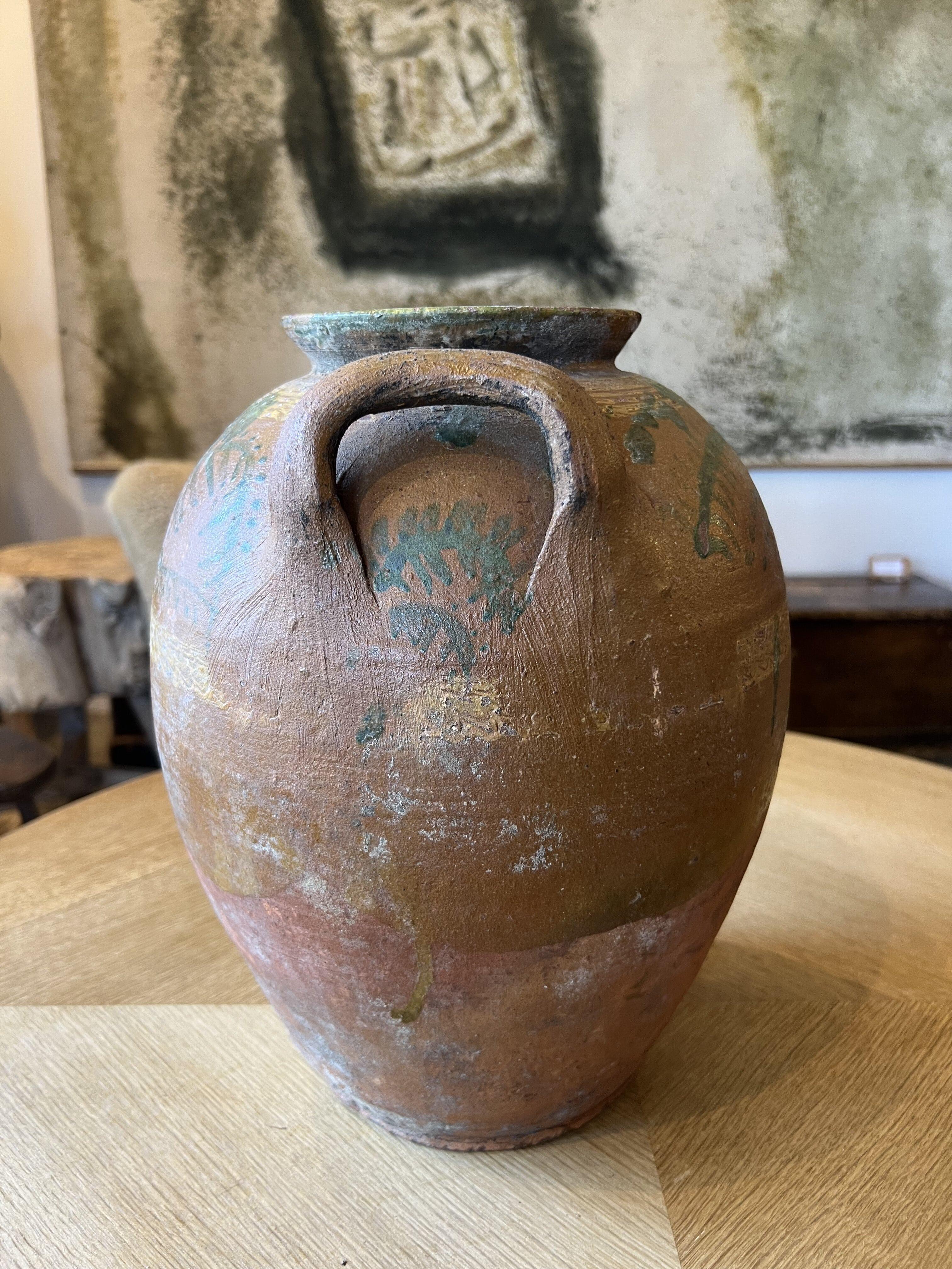 Dipinto a mano Ceramica ungherese di terracotta, circa 1900 in vendita