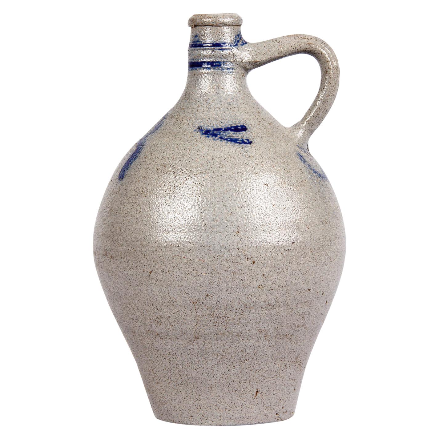 Earthenware Jar from Alsace Region, France, 1920s
