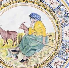 Earthenware - Large Sant'Anna earthenware plate