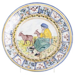 Earthenware - Large Sant'Anna earthenware plate