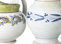 Earthenware - Mug and teapot in earthenware - 19th century