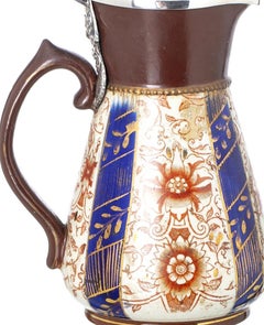 Earthenware - Mug with lid; in English earthenware - 19th century