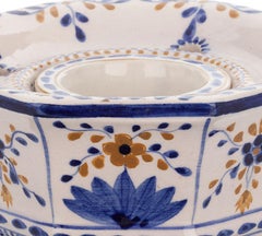 Earthenware - Oak earthenware inkwell