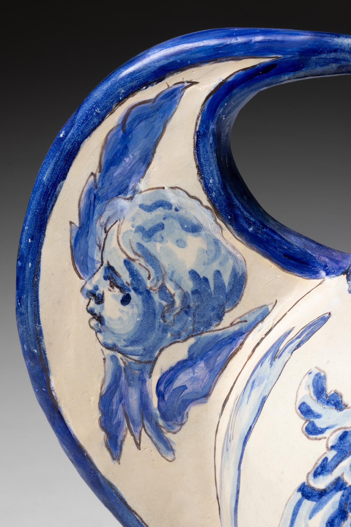 Vaso in terracotta, Talavera de la Reina. Spagna, XIX secolo in vendita 2