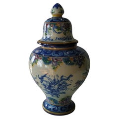 Earthenware - Pot with lid in Alcobaça Vesta earthenware