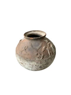 Earthenware Pot with Tribal Motifs from Sumba Island, Indonesia, c. 1900