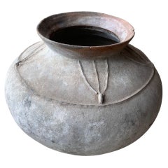 Earthenware Pot with Tribal Motifs from Sumba Island, Indonesia, c. 1900