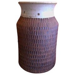 Earthenware Pottery Jar / Vase in the Style of David Cressey / Robert Maxwell