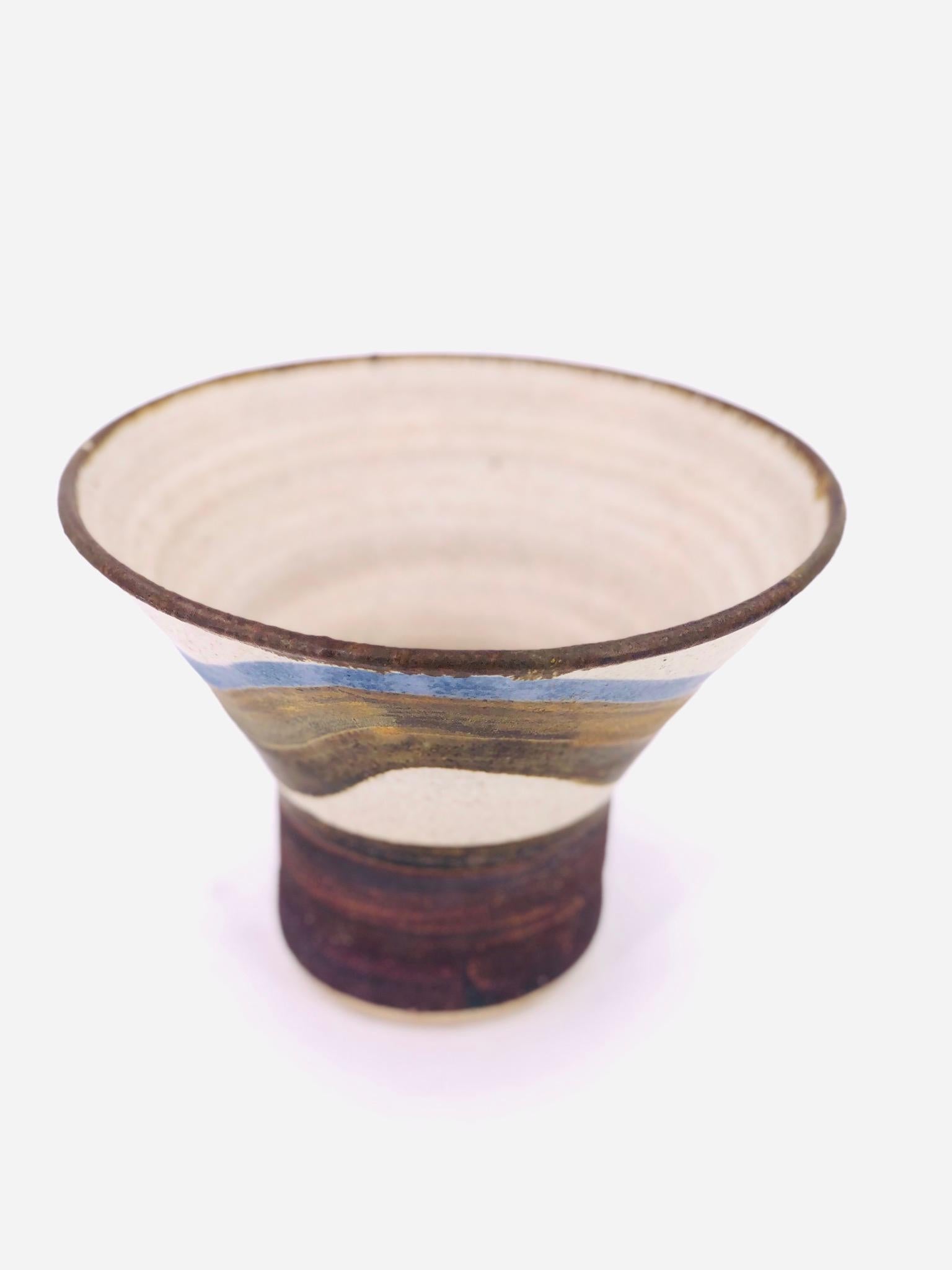 Mid-Century Modern Earthenware Pottery Planter in the Style of David Cressey / Robert Maxwell