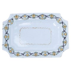 Earthenware - Rocha Soares earthenware serving dish - 19th century
