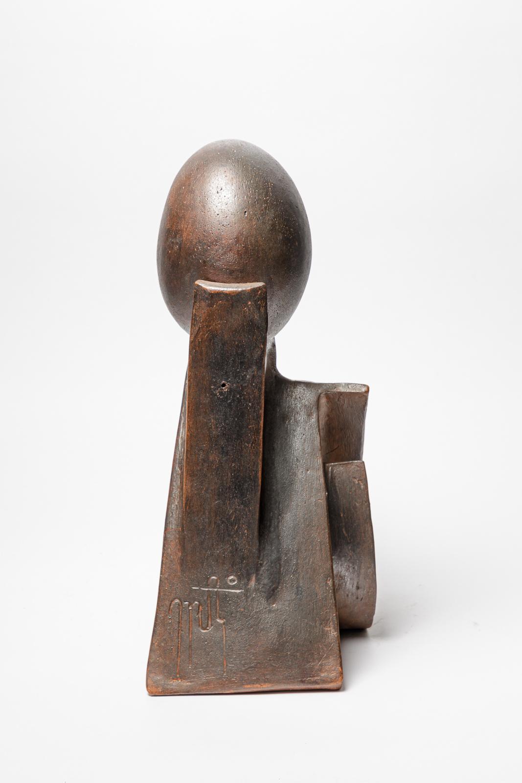 Escultura de barro de Georges Martin,  circa 1980- 1990 Cerámico en venta