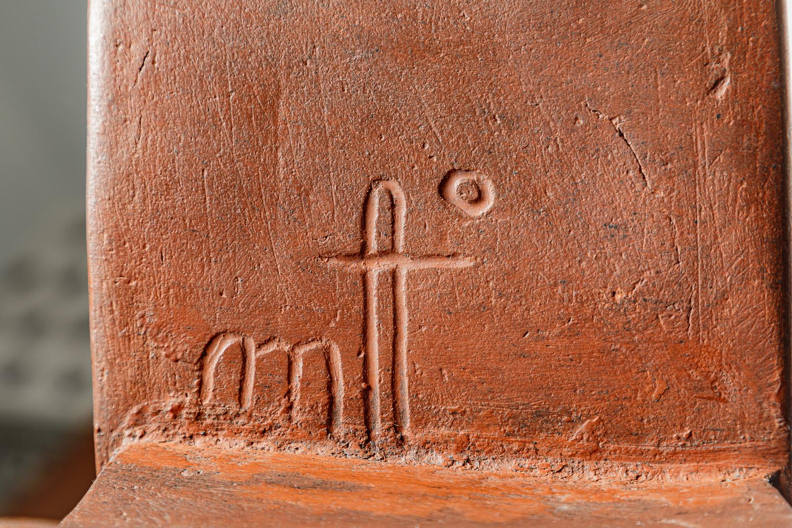 Vaso-scultura in terracotta di George Martin, circa 1980. in vendita 1
