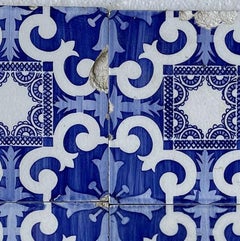 Earthenware - Set of 4 tiles - 19th century
