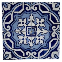Earthenware - Set of 57 tiles - 19th century