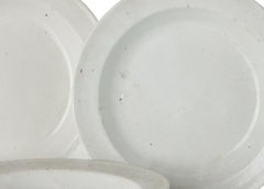 Earthenware - Set of five earthenware plates from Viana - 19th century