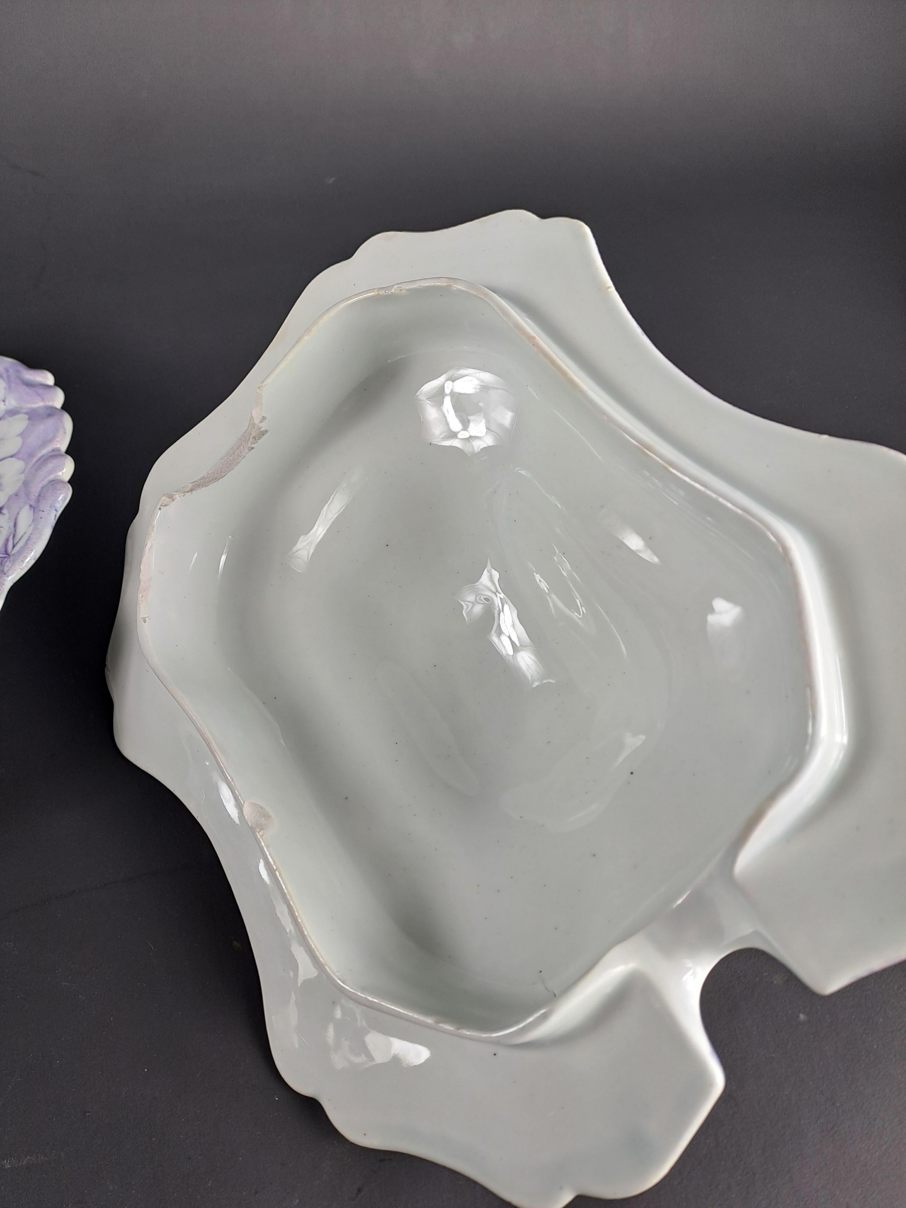 Faience Earthenware Soup Tureen And Dish From Maison Vieillard In Bordeaux For Sale