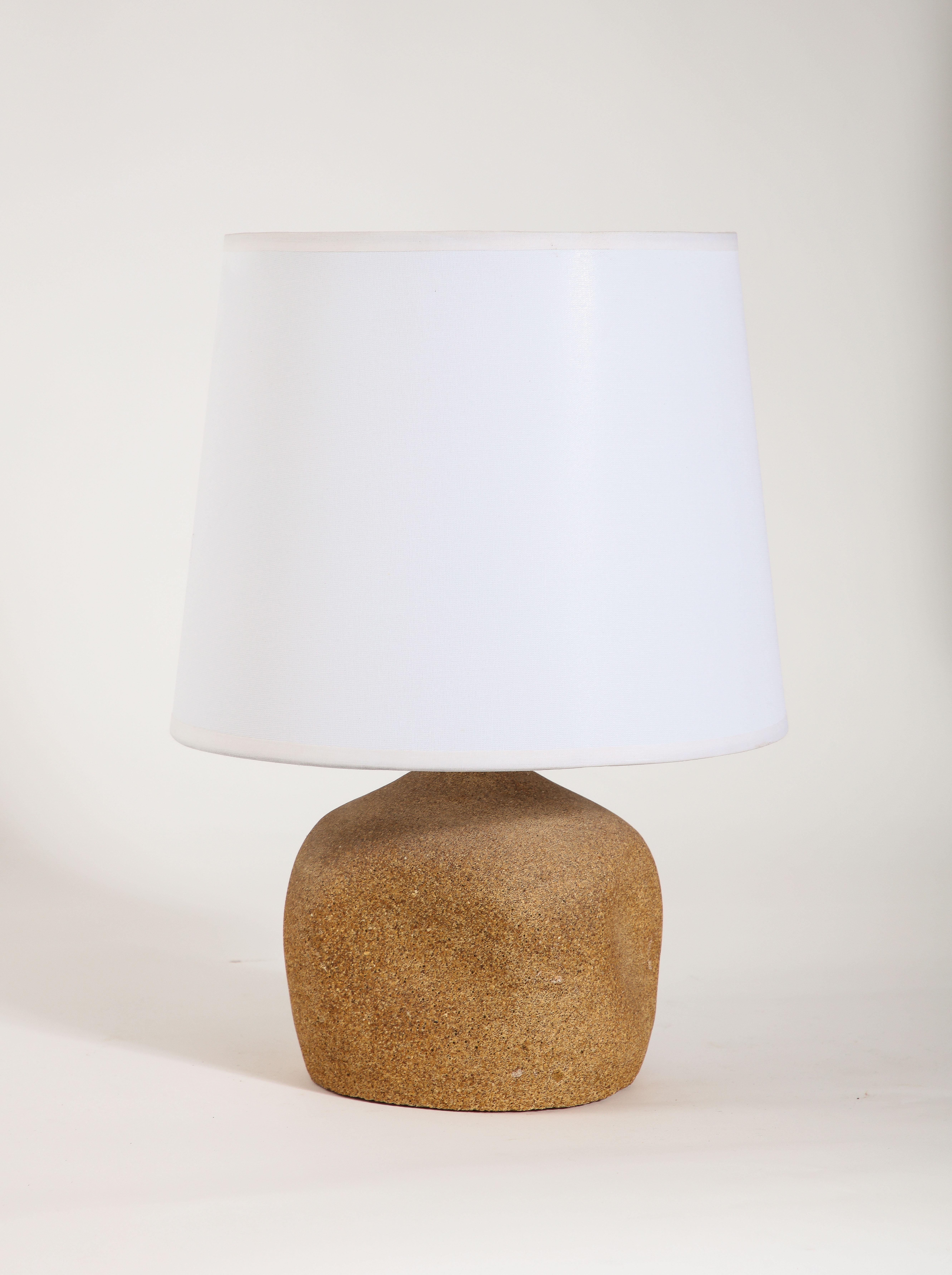 Mid-Century Modern Earthenware Table Lamp, France 1950's For Sale