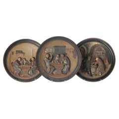 Earthenware - Three-piece set - 19th century