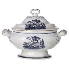 Earthenware - Tureen in Coimbra or Alcobaça earthenware - 19th century