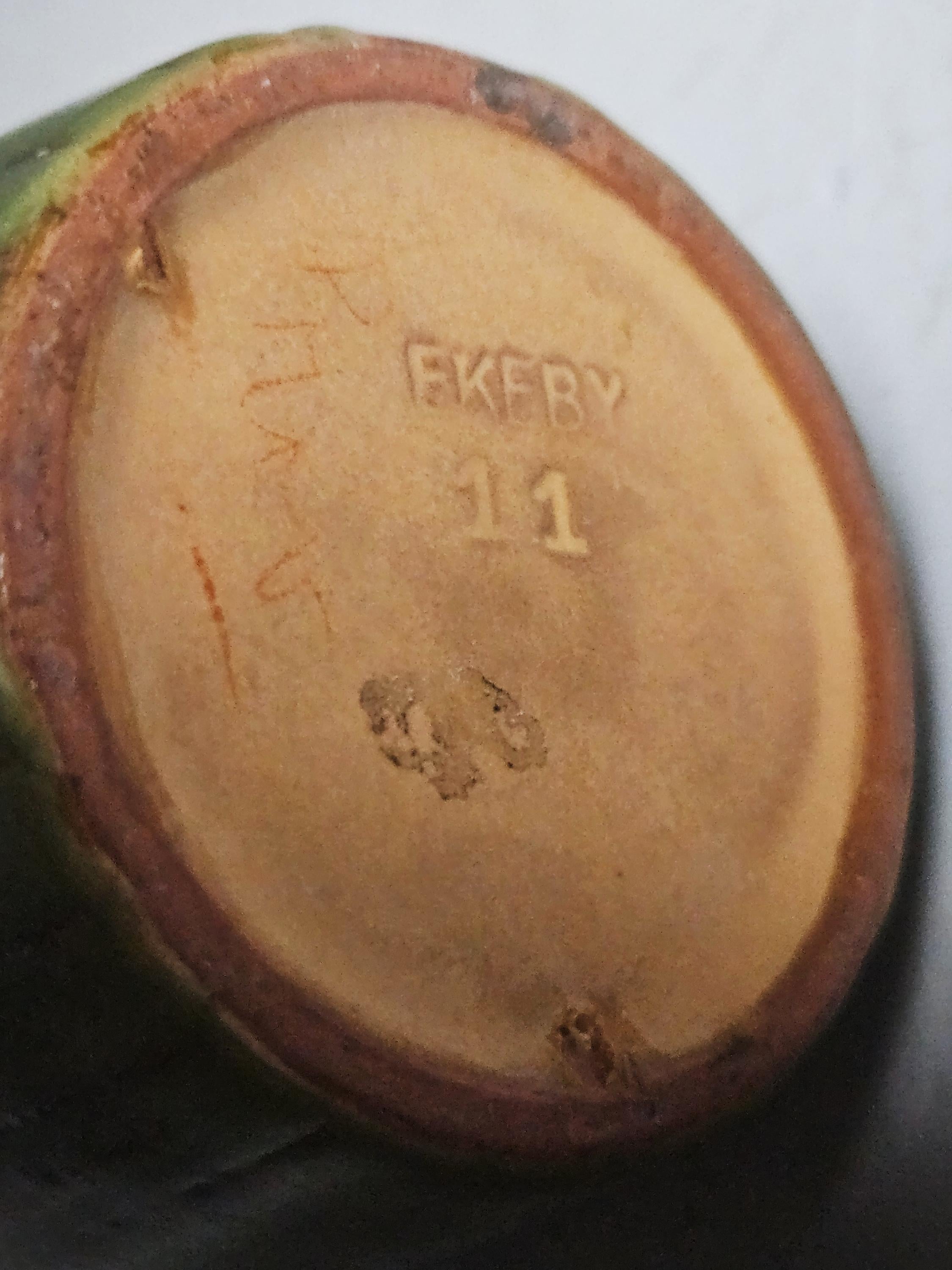 XX secolo Vaso in terracotta di Anna-Lisa Thomson per Upsala Ekeby, Svezia, 1937 in vendita