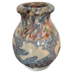 Vase aus Steingut mit Mosaikdekor "Mille Fiori", Gerbino für Vallauris
