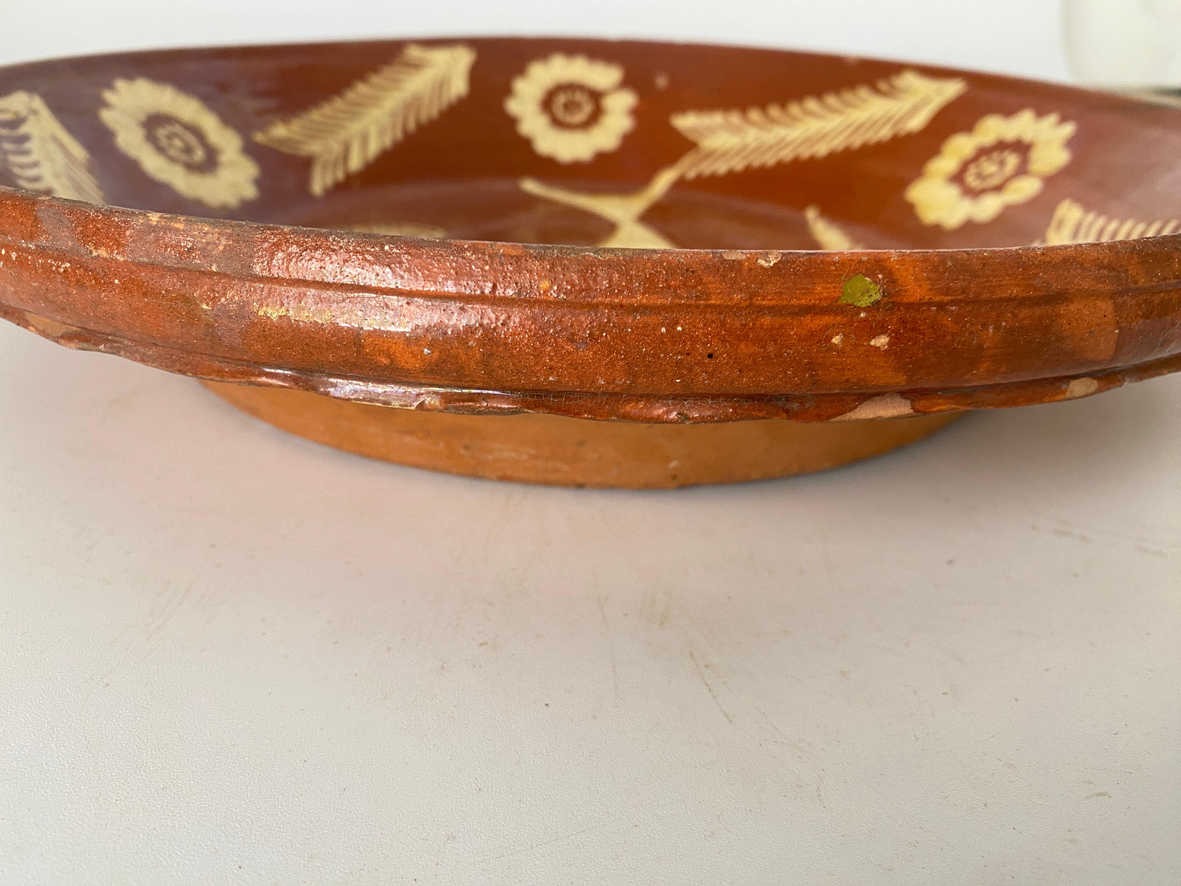Earthenware Vide Poche Decorative Dish Representing a Bird  Brown Color For Sale 1