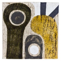 Earthenware Wall Plaque by Mari Simmulson, Sweden, 1971