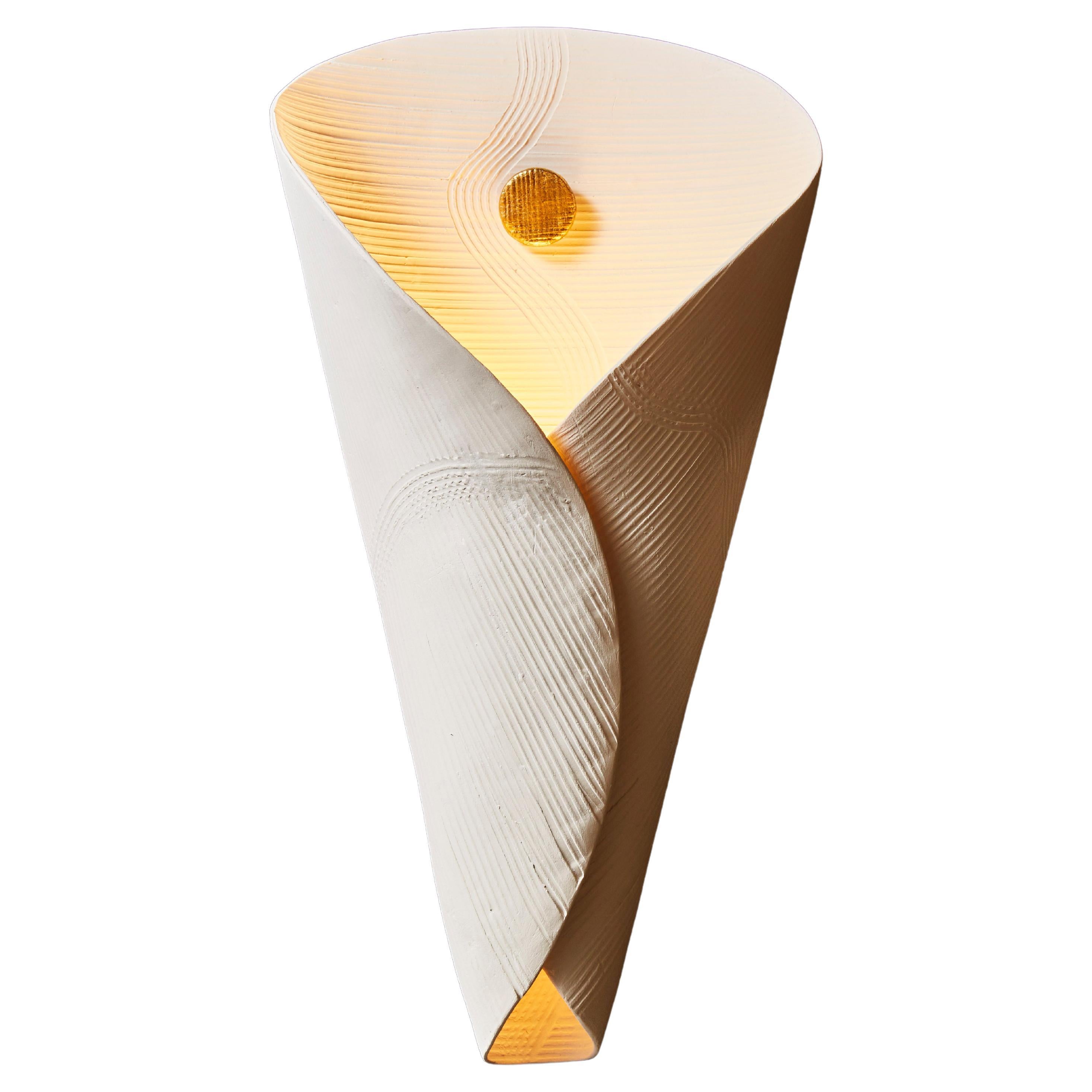 Earthenware Wall Sconces by Françoise Bergaglia
