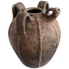 Earthenware Walnut Oil Pot France, 19th Century