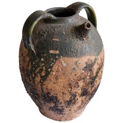 Earthenware Walnut Oil Pot France, 19th Century